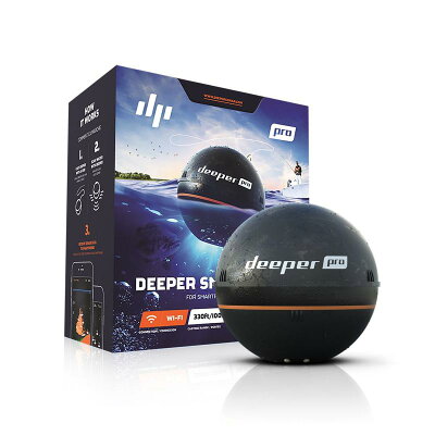 Deeper Pro ワイヤレススマート魚群探知機(Wi-Fi) FRI-BT-000003